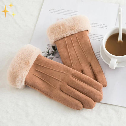 ModernFashion™ Vinterhandskar för Damer med Fingertoppar med Pekskärm | 100 % Varma Händer